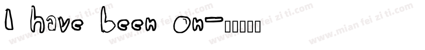 I have been on字体转换